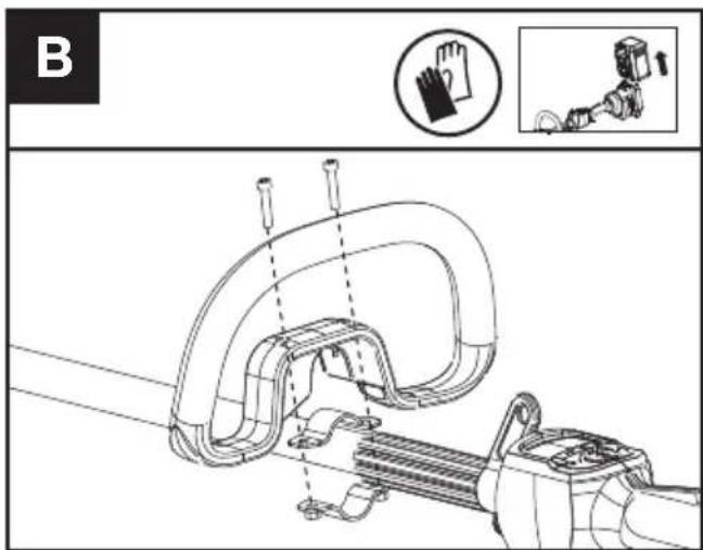 KRESS KC100.9 - Assembling the cutting head (See Fig. A1) - 3