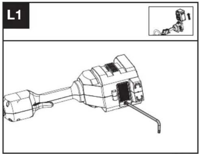 KRESS KC100.9 - Reinigen van het luchtfilter (Zie afb. L1, L2) - 1