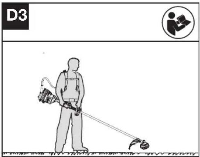 KRESS KC100.9 - Connecting with the backpack harness (See Fig. D3) - 1