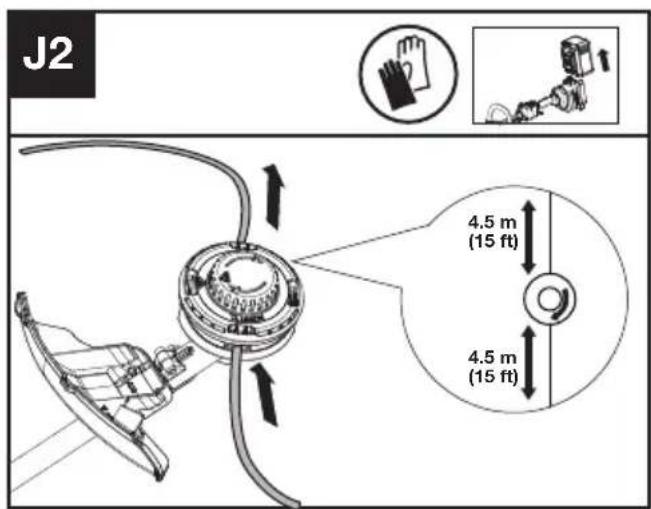 KRESS KC100.9 - Lindning av trimmerlinjen (Se Figur J1, J2, J3) - 2