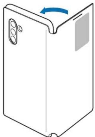 SAMSUNG EF-NS906 - Colocar ou retirar a LED View Cover - 5