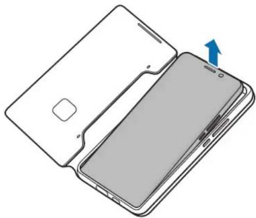SAMSUNG EF-NS906 - Attaching or detaching the LED View Cover - 3