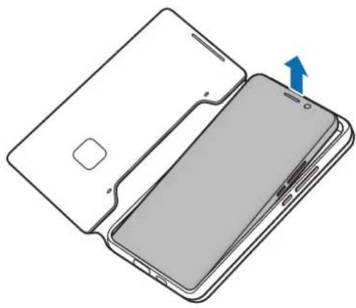 SAMSUNG EF-NS906 - Приєднання та від'єднання чохла LED View Cover - 2