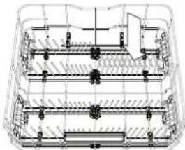 WHIRLPOOL W8I HP42 L - PANIER INFÉRIEUR - 2