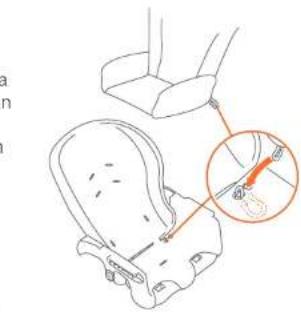 Baby Trend HC05B - PARA QUITAR LA ALMOHADILLA DEL ASIENTO - 1