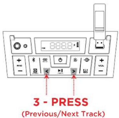 888.8 3 - PRESS (Previous/Next Track)