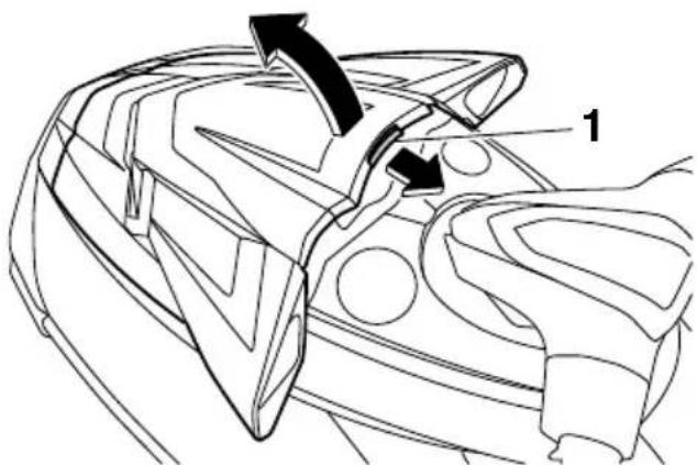 YAMAHA WaveRunner FX Cruiser SHO - Σκευοθήκη πλώρης - 1