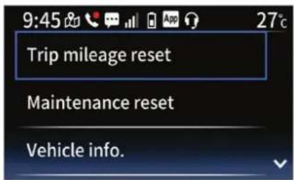YAMAHA XMAX300 (2023) - Settings (Paramètres)" - 1