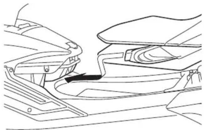 YAMAHA WaveRunner FX CRUISER SVHO - Pour poser le siège avant : - 1