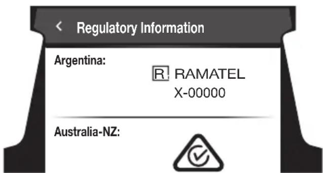 YAMAHA WaveRunner FX CRUISER SVHO - Confirmation des informations réglementaires ("Regulatory Info") - 1