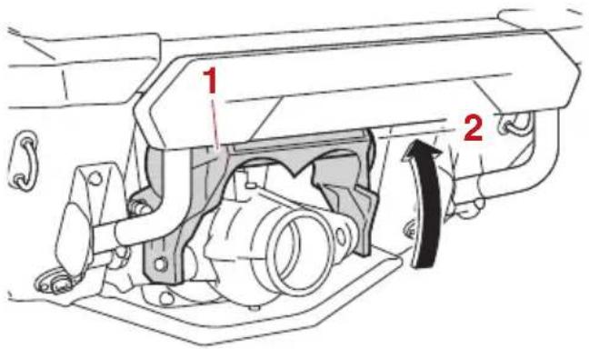 YAMAHA WaveRunner FX CRUISER SVHO - Pour relever l'inverseur : - 2