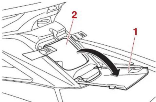 YAMAHA WaveRunner FX CRUISER SVHO - Pour évacuer l'eau de la boîte à gants : - 3