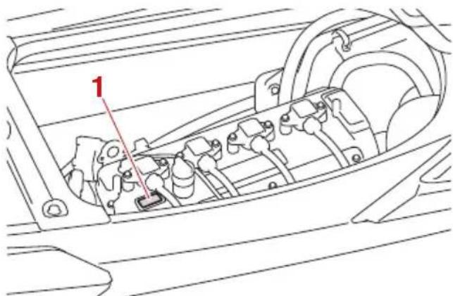 YAMAHA WaveRunner FX CRUISER SVHO - Etiquette de date de fabrication - 1