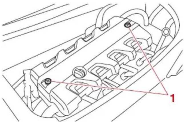 YAMAHA WaveRunner FX CRUISER SVHO - Pour déposer le cache du moteur : - 1