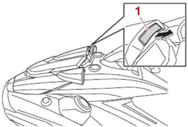 YAMAHA WaveRunner FX CRUISER SVHO - FJU45250 Compartiment de rangement de la proue - 1
