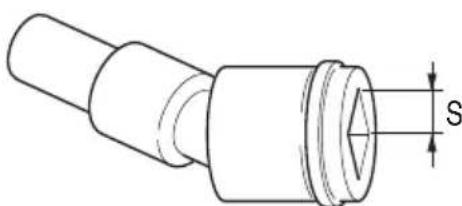 Tanaka WR18DBDL2Q4 - Duct socket: - 1