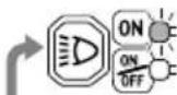 Tanaka WR18DBDL2Q4 - How to use the LED light - 2