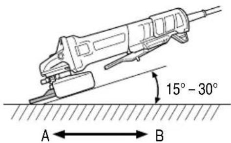 15° - 30° A ← B