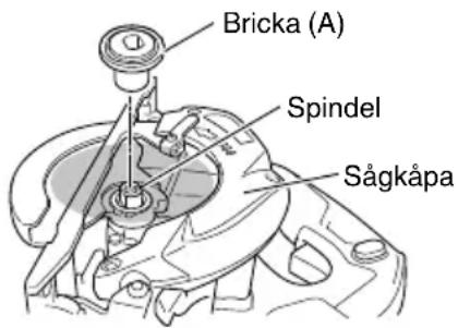 HiKOKI C5MEY - Rengöra sågkåpans insida - 1