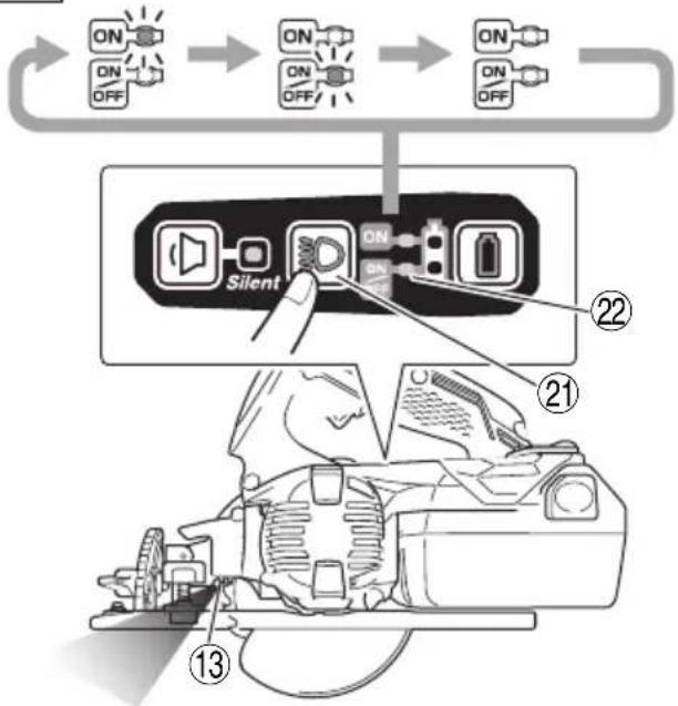 HiKOKI C18DBL - Inspisere sagbladet - 19