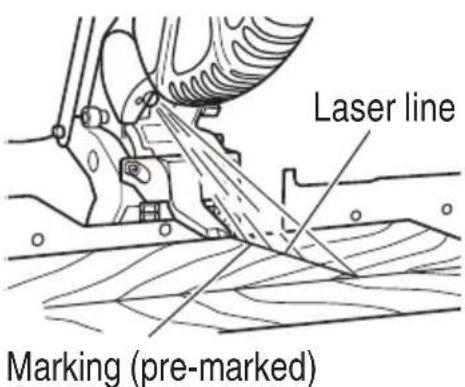Laser line Marking (pre-marked)