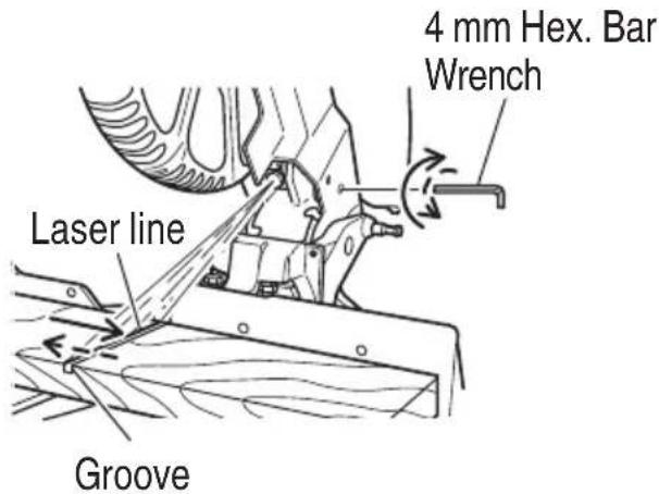 4 mm Hex. Bar Wrench Laser line Groove