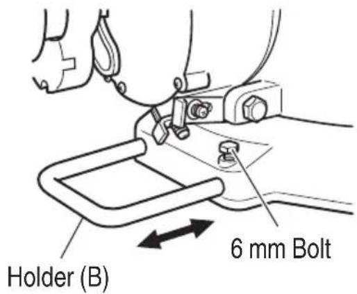 Holder (B) 6 mm Bolt