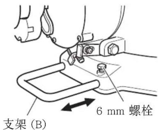 支架 (B) 6 mm 螺栓