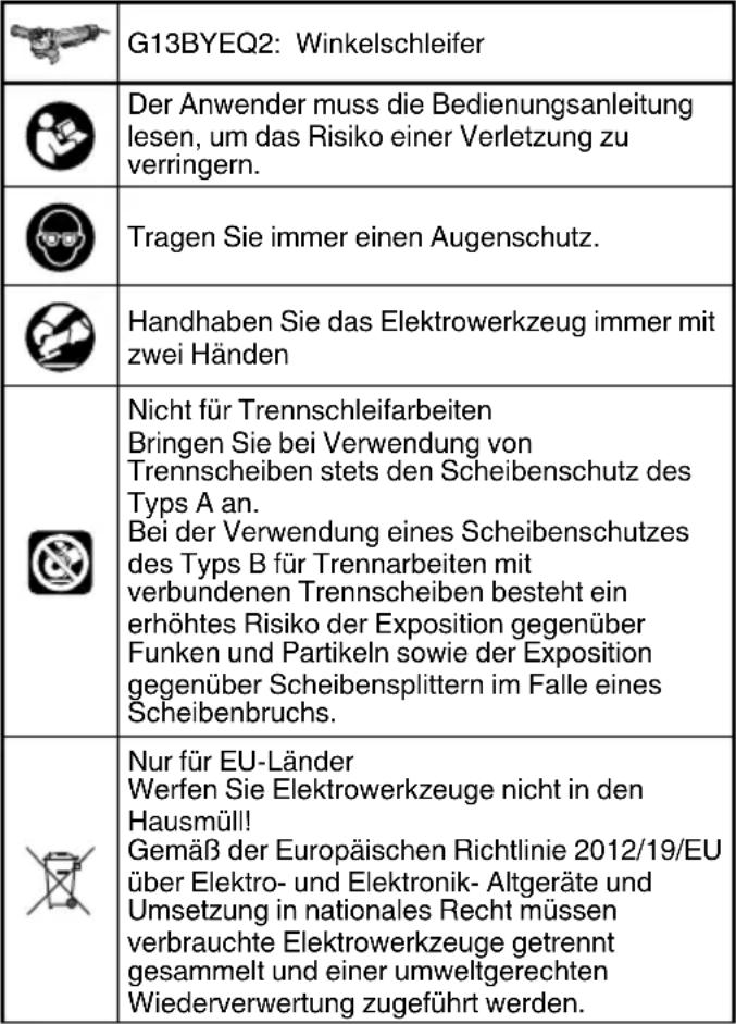 HiKOKI G13BYEQ2 - WARNUNG - 1