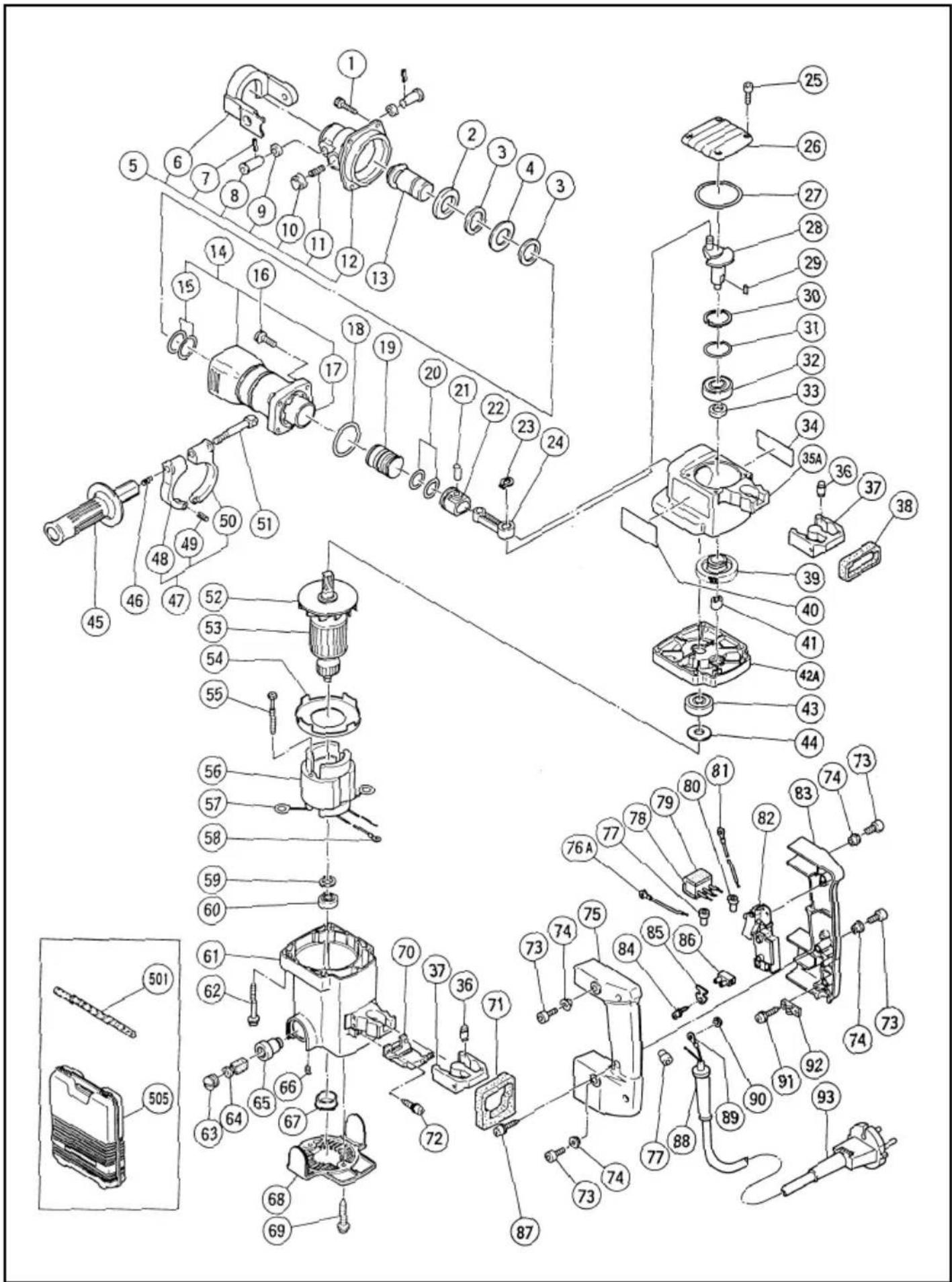 HiKOKI H41SA - Information concerning vibration - 5