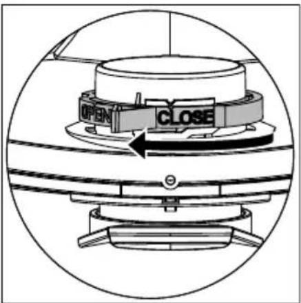 HiKOKI RP250YDM - Bediening van de draaischuif - 1