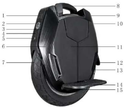 KINGSONG KS-16X - Diagramme KS16X - 1