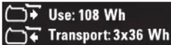 DEWALT DCGG571 - Transport av FLEXVOLT™ batteriet - 2