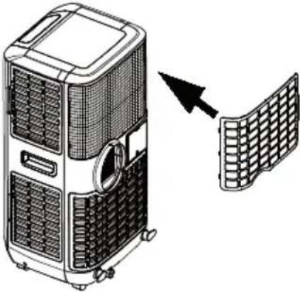 Klarstein Max Breeze Smart 15K - INSTALLATION DU FILTRE À CHARBON ACTIF - 4