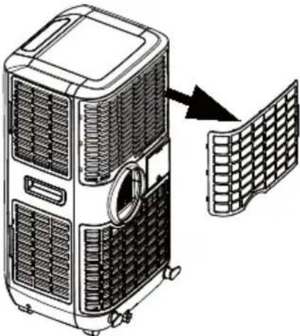 Klarstein Max Breeze Smart 15K - INSTALLATION OF THE ACTIVATED CARBON FILTER - 1