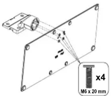 PANASONIC TX-55MZ800E - Jalustan asennus - 1