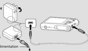 SONY Cyber-Shot DSC-W810S - Charge de la batterie - 1