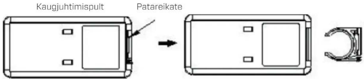 Clean Air Optima CA-606B - Kaugjuhtimispuldi patareide vahetamine - 1