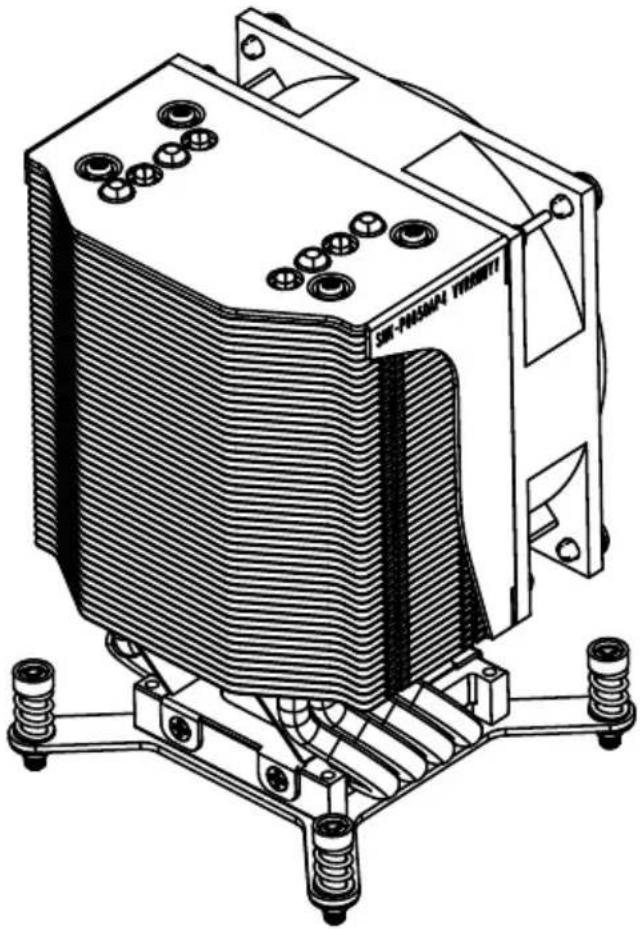 Supermicro SuperWorkstation 7048GR-TR - 安装散热器 - 1