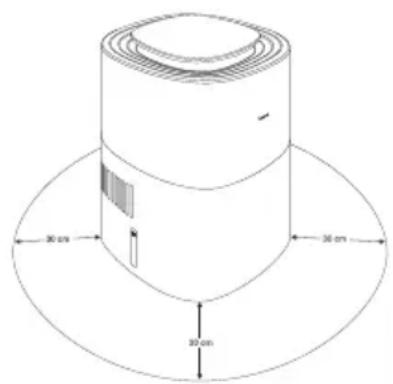 BEURER LB 300 Plus - Passo 1: posizionare l'umidifi catore - 1