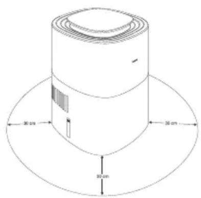 BEURER LB 300 Plus - Étape 1 : Positionner l'humidifi cateur d'air - 1