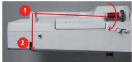 BERNINA 790 PRO - 上糸をかける - 1