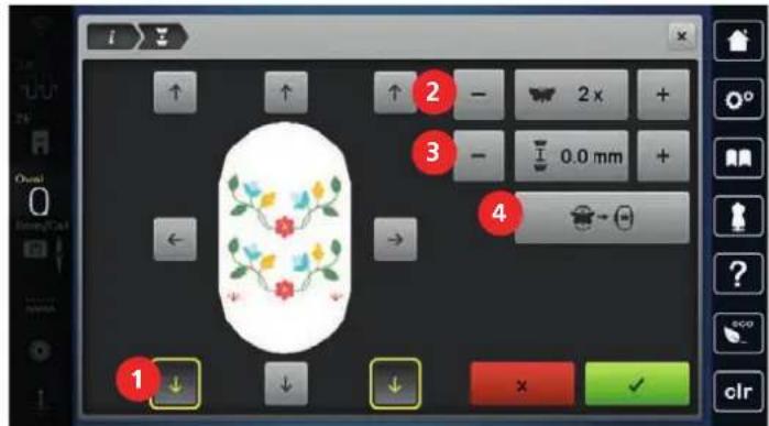 i ↑ ↑ ↑ 2 - 2 x + 3 - 0.0 mm + 4 ← → 1 ↓ ↓ ↓ × ✓ olr