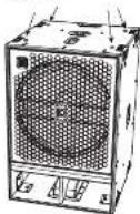 Turbosound TQ18B - Aufhängepunkten - 2
