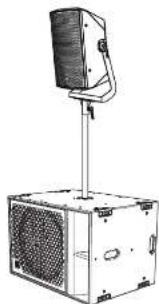 Turbosound TQ18B - Stangenmontage - 1