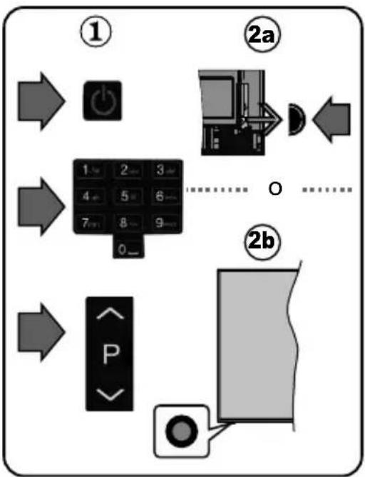 JVC LT-32VH3105 - Para encender el televisor (En direccion del modelos) - 1