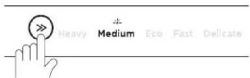 Heavy Medium Eco Fast Delicate