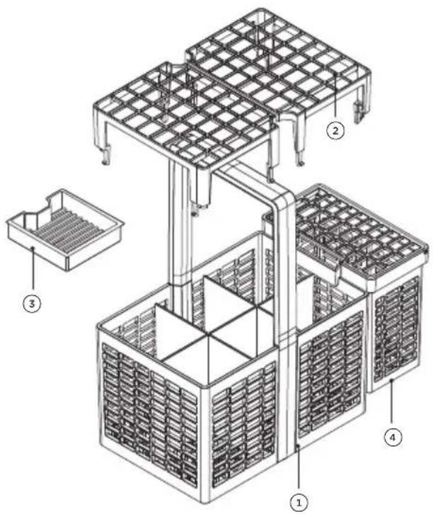 Fisher & Paykel DD24DT4NX9 - Panier à ustensiles - 1