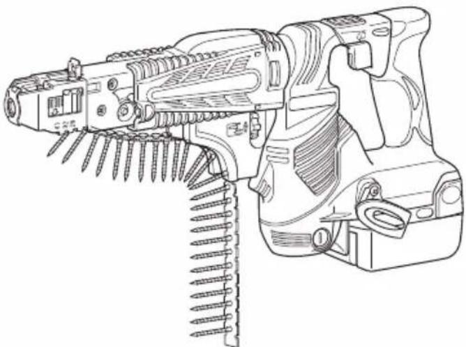 HiKOKI WF18DSL - Cordless Automatic Screw Driver Akku-automatic-streifenschrauber Visseuse batterie a distributeur automatique Avvitatore automatico a batteria Snoerloze snelschroefautomaat Atornillador automático "Accu" Aparafusadora autoalimentada a bateria Αυτόματο κατσαβίδι μπαταρίας - 1
