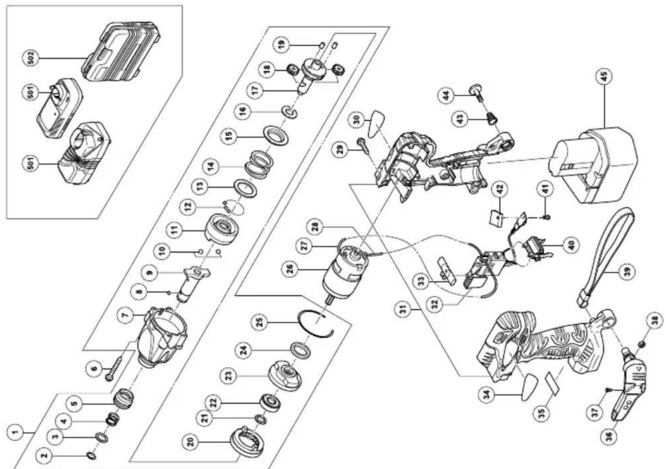 HiKOKI WH12DAF2 - ΠΡΟΣΟΧΗ - 1